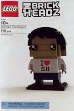 Lego BEIJING Square head: I love