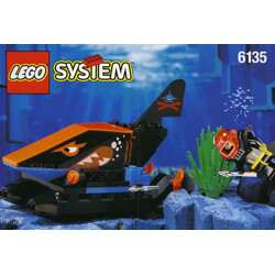 Lego 6135 Deep Sea Shark: Sea Floor World: Sea Shark Command Ding