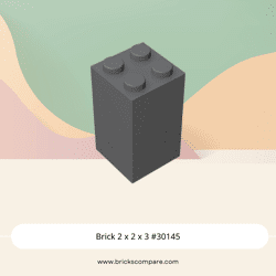 Brick 2 x 2 x 3 #30145 - 199-Dark Bluish Gray