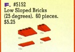 Lego 5152 Roof Bricks Shallow 25 Degrees Red