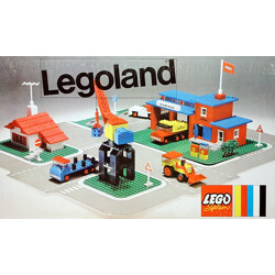 Lego 355 Town Center Set with Roadways