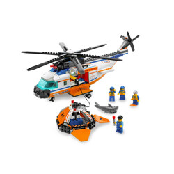 Lego 7738 Coast Guard: Coast Guard helicopters and life rafts