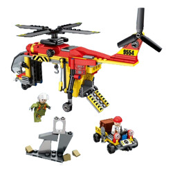 SEMBO SD9554 Doomsday Rescue: Rescue Transport Helicopters Detect Search and Rescue in Disaster Areas