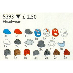 Lego 5318 Headdress (hat and hair)