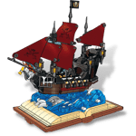 MJI 13020 Pirates QUEEN ANNE Ship Book
