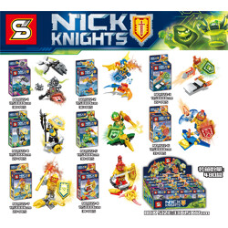SY 1122-7 Element Knight Series 8 minifigures