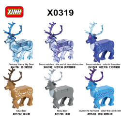 XINH 1764 6 minifigures: deer
