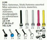 Lego 5386 Antennas, sticks