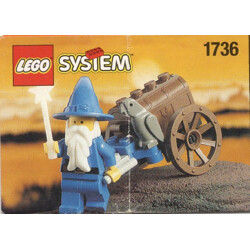 Lego 1736 Castle: Dragon Rider: Wizard and Treasure Car