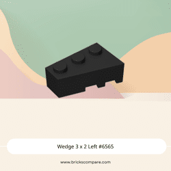 Wedge 3 x 2 Left #6565 - 26-Black