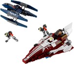 Lego 7751 Asoka Star Fighter and Vulture Robot