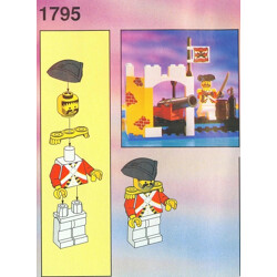 Lego 1795 Imperial Guards: Pirates: Officers and Soldiers Cannons