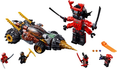 LERI / BELA 11163 LEGACY: Earth Ninja's Giant Drill Chariot