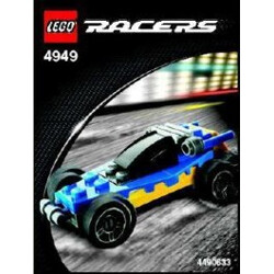 Lego 4949 Small turbo: blue off-road vehicle