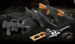 ZHEGAO QL0448 Mini building block gun 4 types QBZ, VSS, M762, AKM
