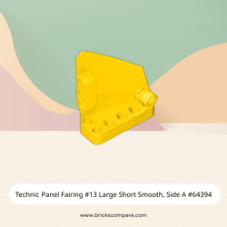 Technic Panel Fairing #13 Large Short Smooth, Side A #64394 - 24-Yellow