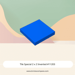 Tile Special 2 x 2 Inverted #11203 - 23-Blue