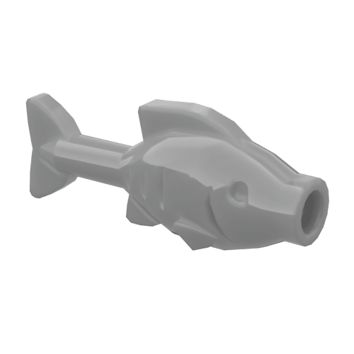 Animal, Fish #64648 - 315-Flat Silver