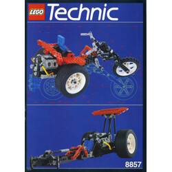 Lego 8857 Three-wheeled street motorcycle
