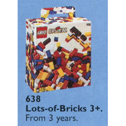 Lego 638 Lots of Extra Basic Bricks, 3 plus