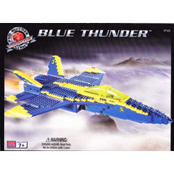 Mega Bloks 9743 Blue Lightning Fighter