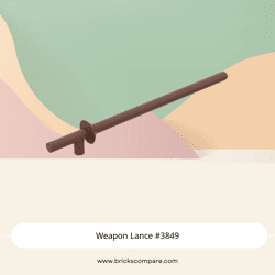 Weapon Lance #3849 - 192-Reddish Brown