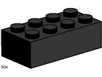 Lego 3729 2x4 Bricks