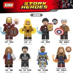 XINH 1278 8 minifigures: Super Heroes