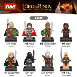 XINH X0142 8 Minifigures: Lord of the Rings: Return of the King