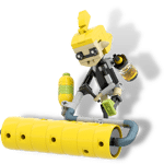 MOC-89375 Splatoon 3 Inklings Yellow