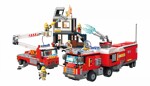 QMAN / ENLIGHTEN / KEEPPLEY 2810 Fire Pioneer: Fire-fighting Gemons strike
