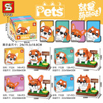 SY 7722D Cute pets: 4 types of pet dogs