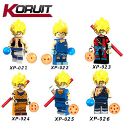 KORUIT XP-021-026 6 Minifigures: Dragon Ball
