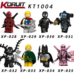KORUIT KT1004 8 Minifigures: Super Heroes
