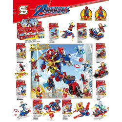 SY SY1456 Spider Hero Expedition Machine A-Man 8 combinations