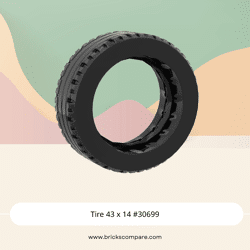 Tire 43 x 14 #30699 - 26-Black