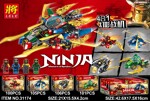 LELE 31174-4 Ninjago: Phantom Fighter 4 in 1