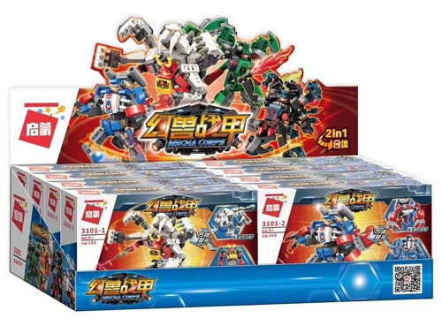 QMAN / ENLIGHTEN / KEEPPLEY 3101-2 Phantom War A 4 Electric Speed Warriors, StormTromper Warriors, Venom Ninjas, Shadow Hunters