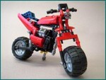 DECOOL / JiSi 3352 Wide Wheel Motorcycle
