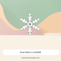 Snow Flake  4 x  4 #42409 - 40-Trans-Clear