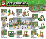 SY SY6190 Minecraft amusement park 8 combinations