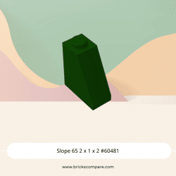 Slope 65 2 x 1 x 2 #60481 - 141-Dark Green