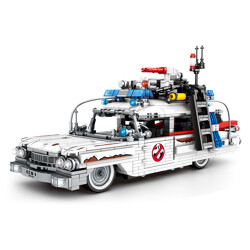 SY 8611 Machine Frenzy: Ghostbusters: Ghostbusters ECTO-1 1:18