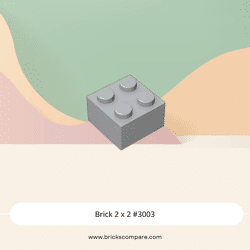 Brick 2 x 2 #3003 - 194-Light Bluish Gray