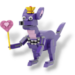 MOC-89328 Garten of Banban Purple Kangaroo