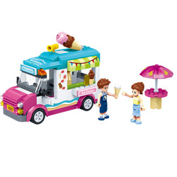 GUDI 9603 Modern Girls: Max's Ice Cream Truck