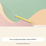 Bar 4L (Lightsaber Blade / Wand) #30374  - 226-Bright Light Yellow