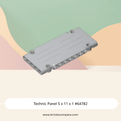 Technic Panel 5 x 11 x 1 #64782 - 194-Light Bluish Gray