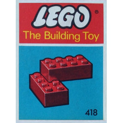 Lego 418 2 x 4 Bricks (The Building Toy)