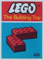 Lego 418 2 x 4 Bricks (The Building Toy)